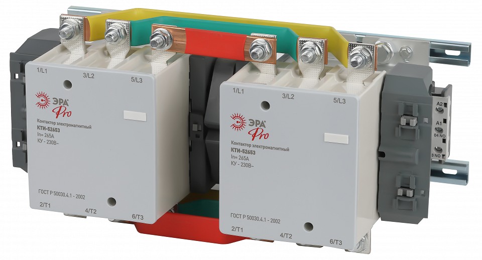 Контактор электромагнитный КТИ реверсивный Эра КТИ KKT53-265-230-10-E