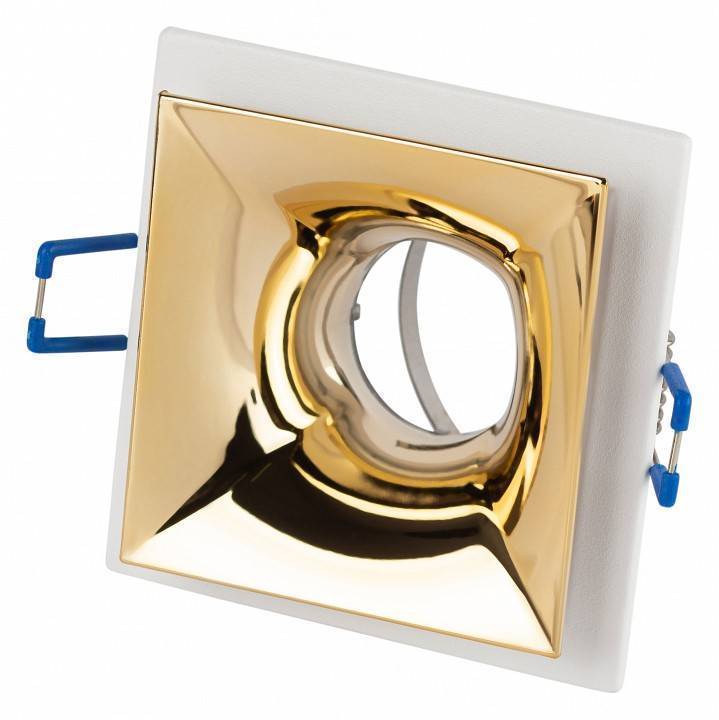 Встраиваемый светильник ЭРА KL 102 белый/хром Б0056352