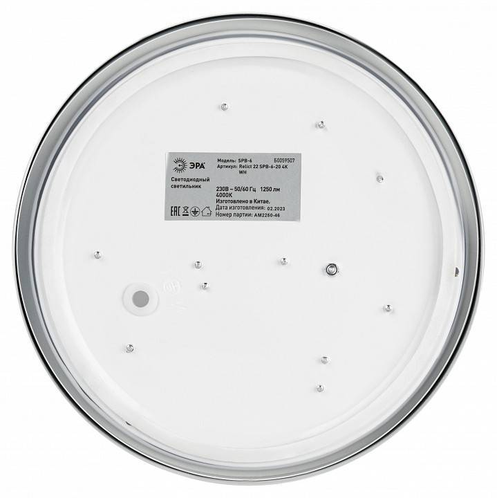 Накладной светильник Эра Relict Relict 22 SPB-6-20 4К WH