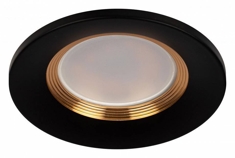 Встраиваемый светильник Эра KL107 BK/GD Б0061097