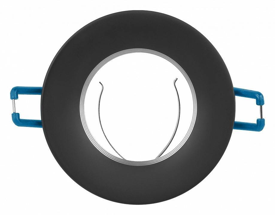 Встраиваемый светильник Эра KL107 BK/SL Б0061098