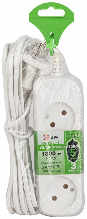 Удлинитель Эра  UDL-6-350