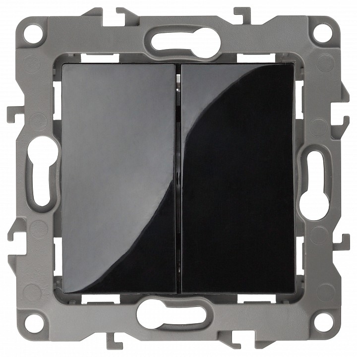 Переключатель перекрестный двухклавишный без рамки Эра Эра 12 12-1112-06