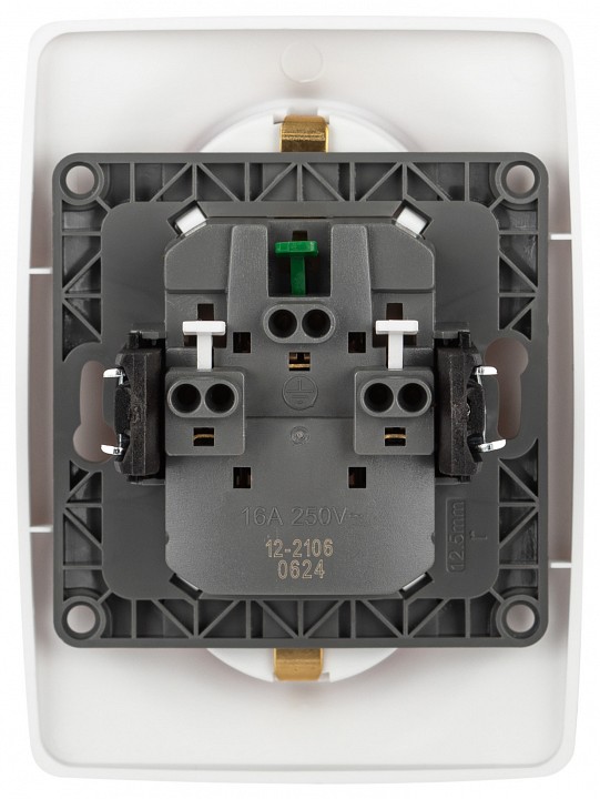 Розетка двойная без заземления Эра Эра 12 12-2106-01М