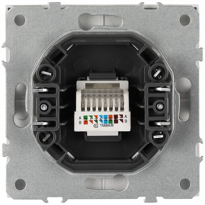 Розетка Ethernet RJ-45 без рамки Эра Galaxy 15-3107-01