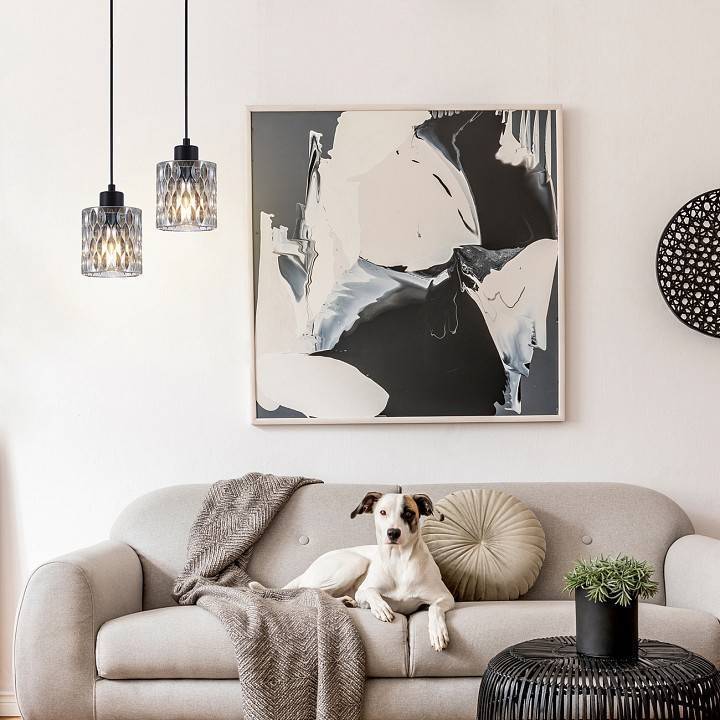 Подвесной светильник Escada Vela 466/1S дымчатый 466/1S Smoky