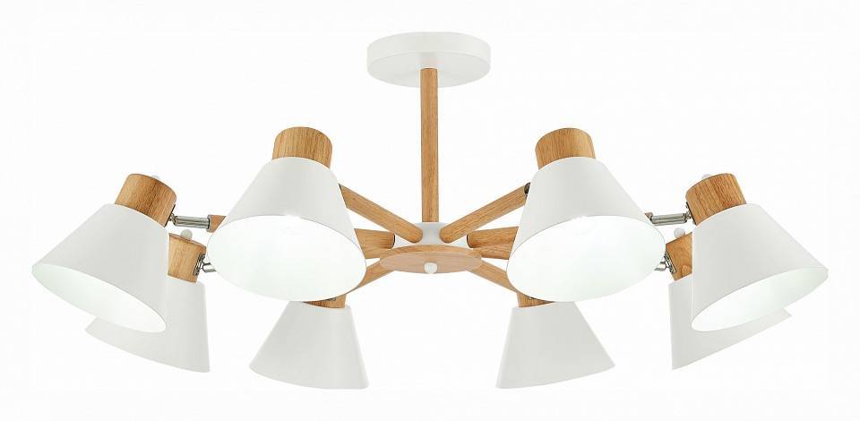 Люстра на штанге EVOLUCE Buve 8 ламп SLE103702-08