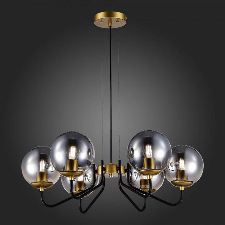 Подвесная люстра EVOLUCE Scorze 6 ламп SLE1097-303-06