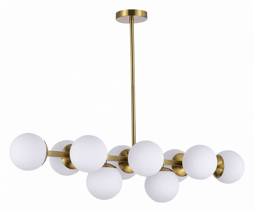 Люстра на штанге EVOLUCE Fratta 10 ламп SLE1191-202-10