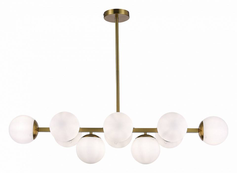 Люстра на штанге EVOLUCE Fratta 10 ламп SLE1191-202-10