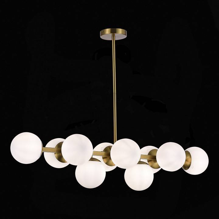 Люстра на штанге EVOLUCE Fratta 10 ламп SLE1191-202-10