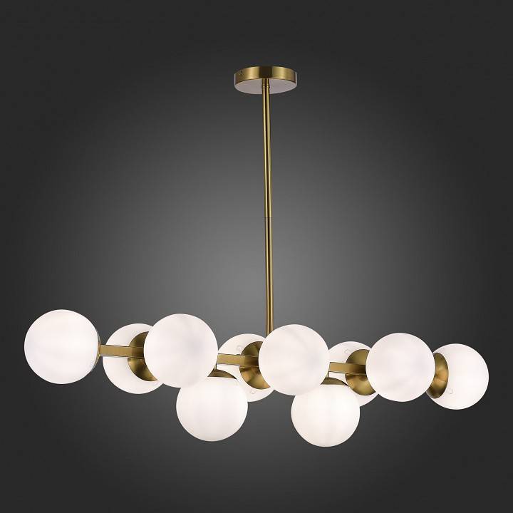 Люстра на штанге EVOLUCE Fratta 10 ламп SLE1191-202-10