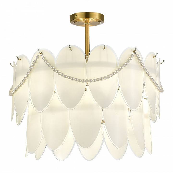 Люстра на штанге EVOLUCE Roomi 9 ламп SLE1651-203-09