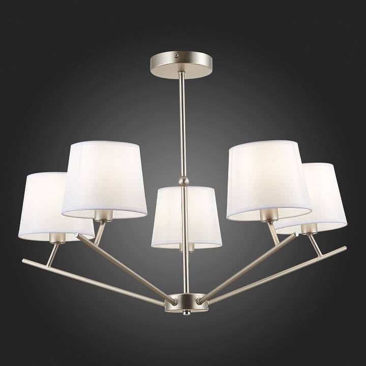 Люстра на штанге EVOLUCE Denice 5 ламп SLE300102-05