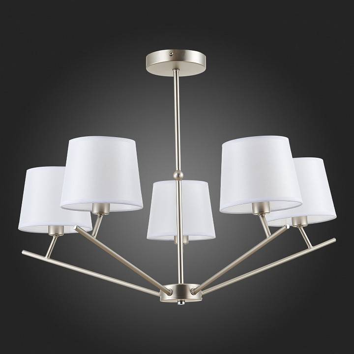 Люстра на штанге EVOLUCE Denice 5 ламп SLE300102-05