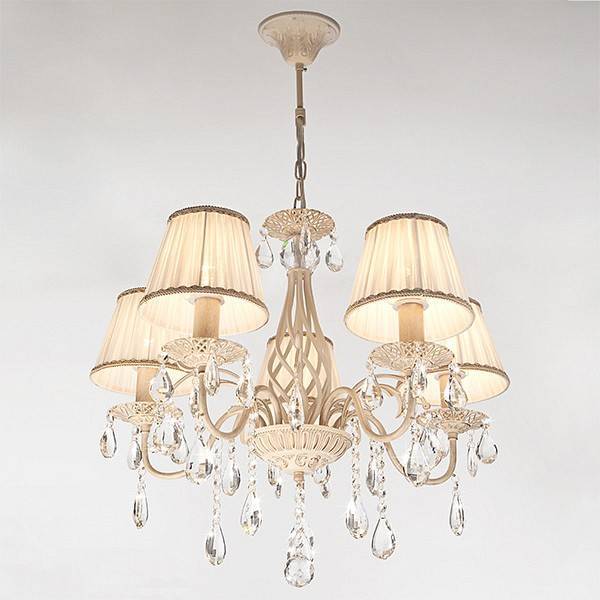 Подвесная люстра Eurosvet Amelia белый с золотом Strotskis 10054/5