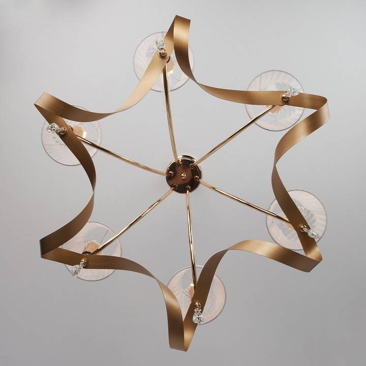 Подвесная люстра Eurosvet Adelia 60063/6 золото 60063/6