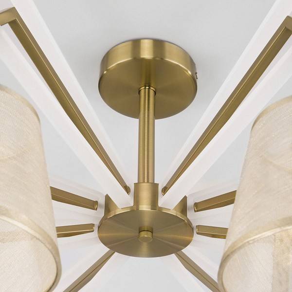 Люстра на штанге Eurosvet Alicante 60082/8 золотая бронза 60082/8