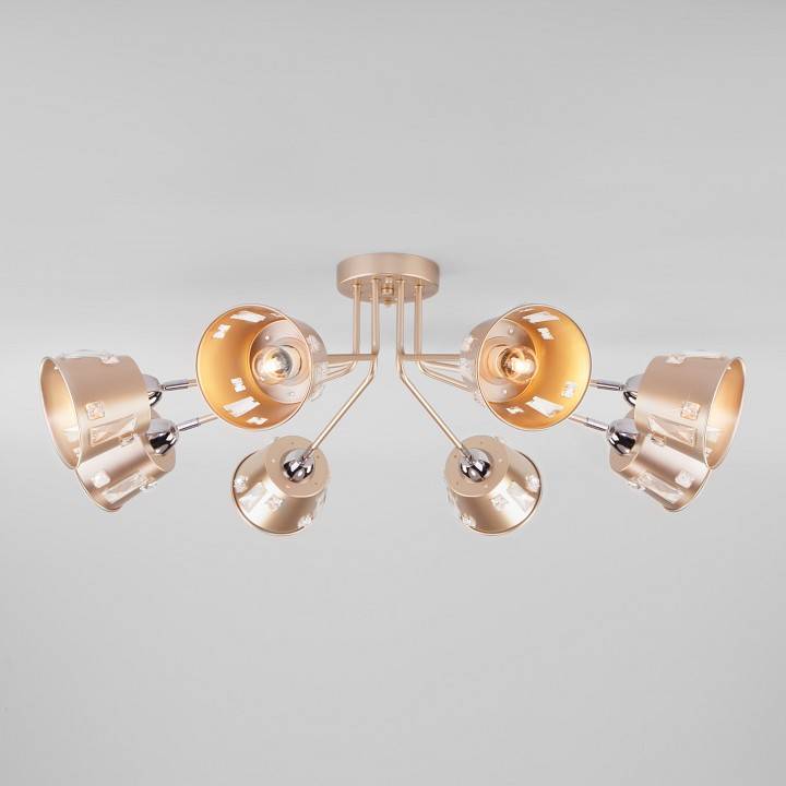 Потолочная люстра Eurosvet Benna 70105/8 шампань 70105/8