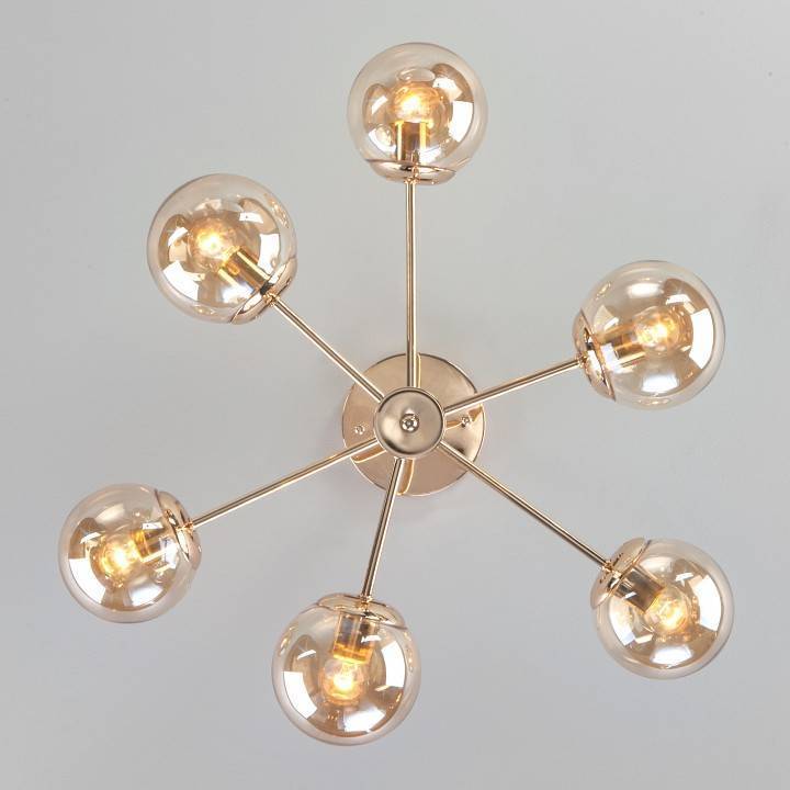 Люстра на штанге Eurosvet Ascot 30166/6 золото