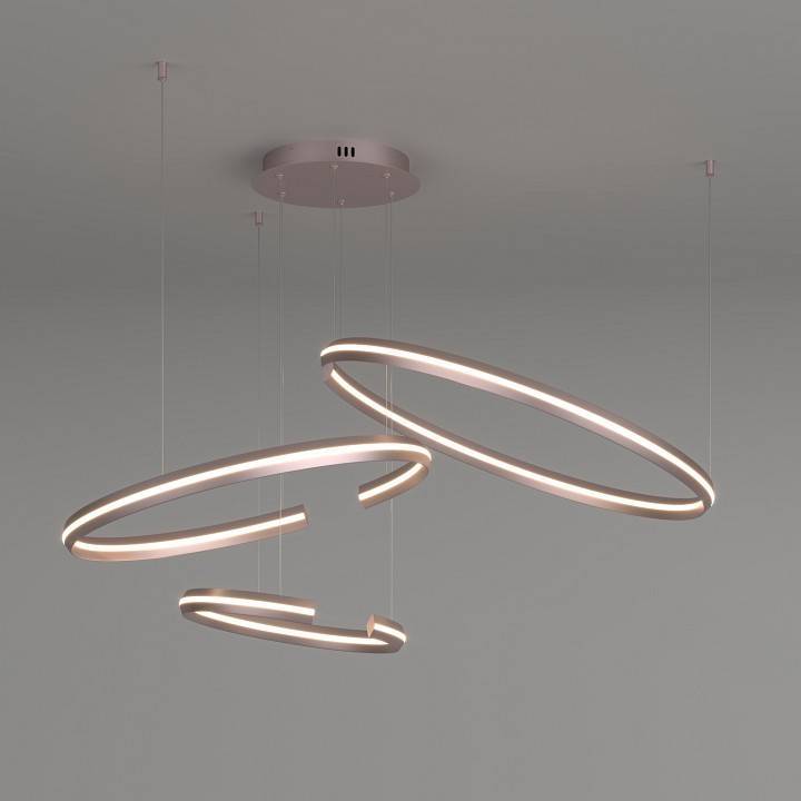 Подвесной светильник Eurosvet Gap 90280/3 сатин-никель Smart