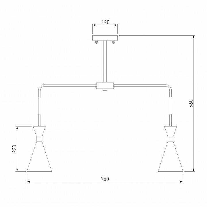 Люстра на штанге Bogate's Glustin 316/6