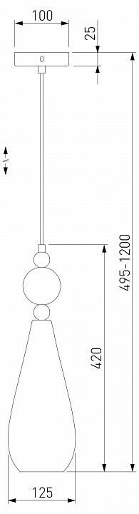 Подвесной светильник Eurosvet Ilario a051705