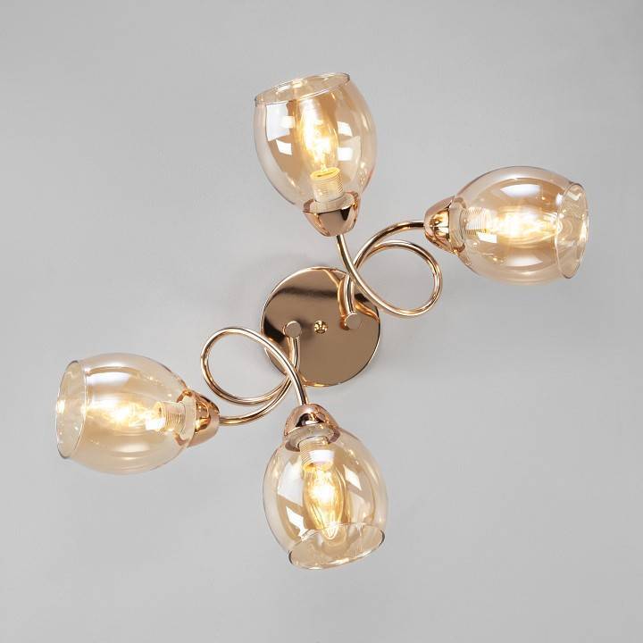 Потолочная люстра Eurosvet Roselyn золото 30171/4