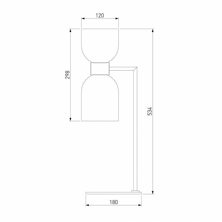 Настольная лампа декоративная Eurosvet Tandem 01084/2 01084/2