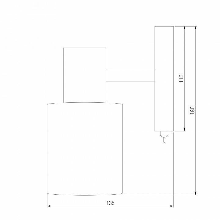 Бра Eurosvet Corso 20089/1 хром