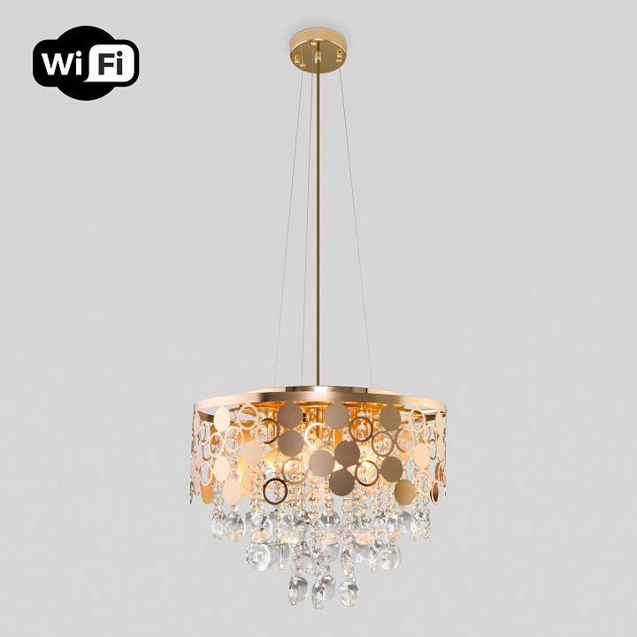 Подвесной светильник Eurosvet Lianna 10123/6 золото Strotskis Smart 10123/6