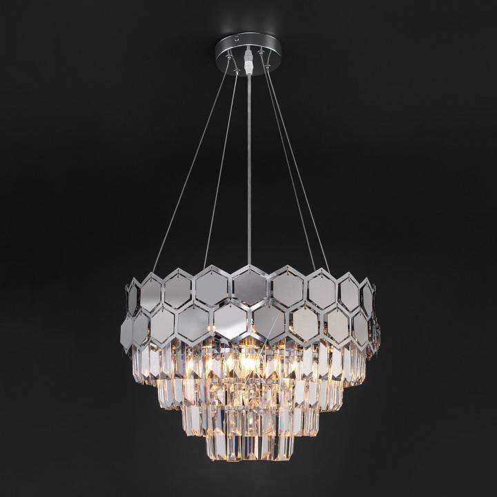 Подвесной светильник Eurosvet Ariana 10124/5 Strotskis Smart хром 10124/5 хром