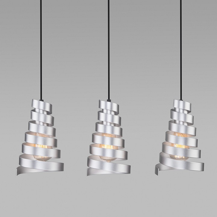 Подвесной светильник Eurosvet Storm серебро 50058/3