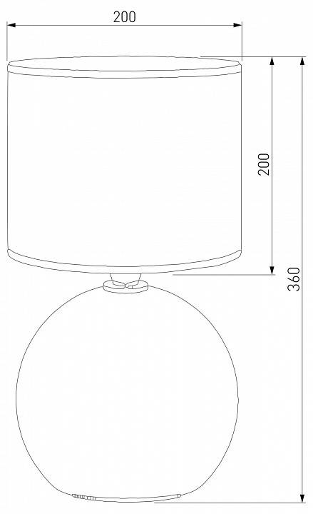Настольная лампа декоративная TK Lighting Palla 5066
