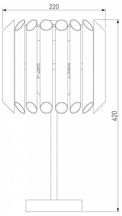 Настольная лампа декоративная Bogates Castellie 01107/3