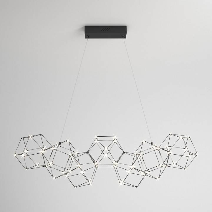 Подвесная люстра Eurosvet Uma черный жемчуг 90168/7