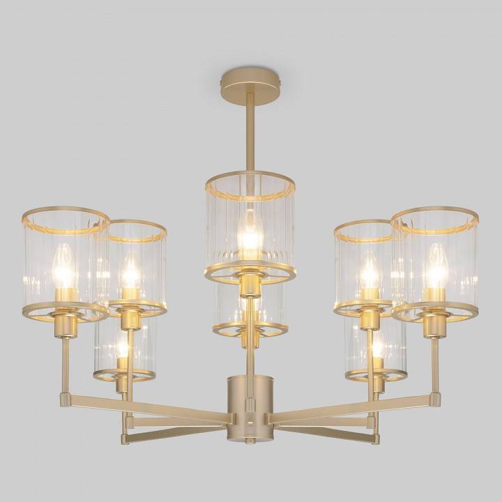 Люстра на штанге Eurosvet Inari 60144/8 золото