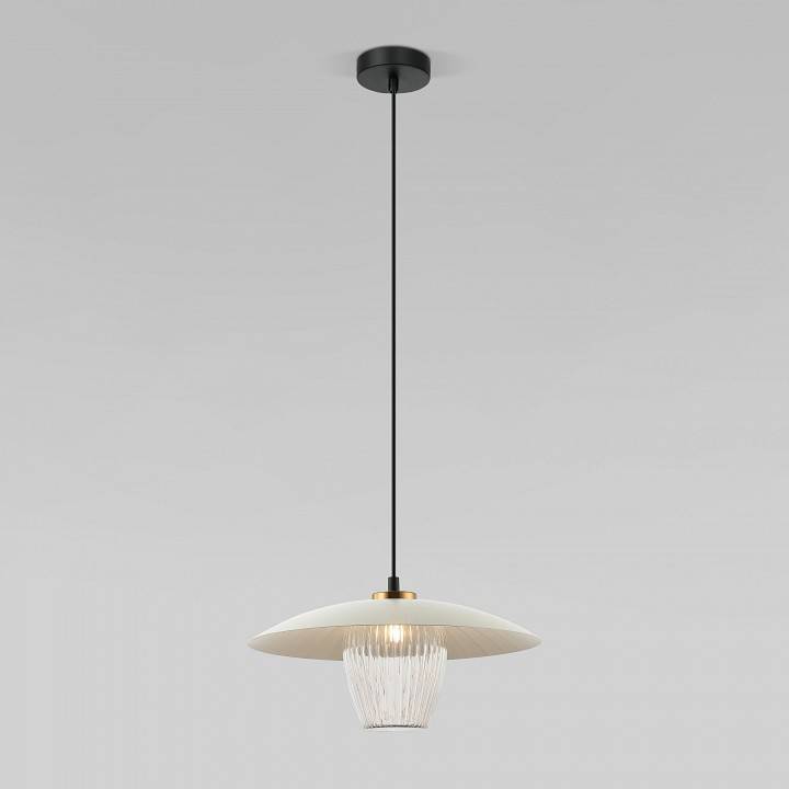 Подвесной светильник Eurosvet Kamari 50259/1 белый/прозрачный