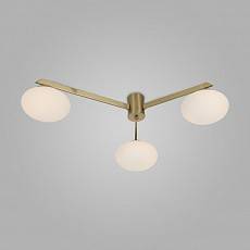 Потолочная люстра Eurosvet Opaline 70220/3 латунь 70220/3