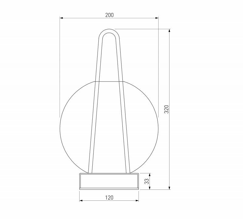 Настольная лампа декоративная Eurosvet Frasco 80507/1 черный