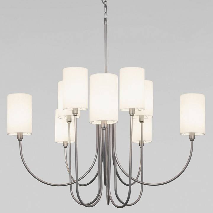 Подвесная люстра Eurosvet Abbey 60164/10 никель Smart 60164/10