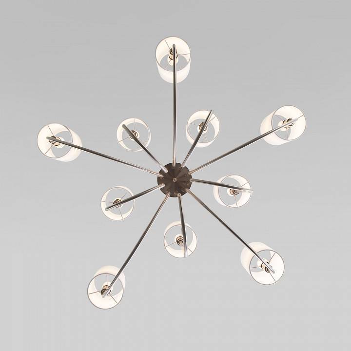 Подвесная люстра Eurosvet Abbey 60164/10 никель Smart 60164/10