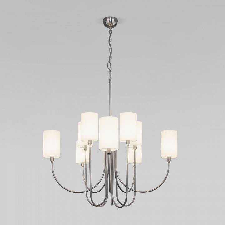Подвесная люстра Eurosvet Abbey 60164/10 никель Smart 60164/10