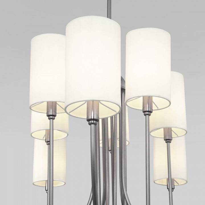 Подвесная люстра Eurosvet Abbey 60164/10 никель Smart 60164/10