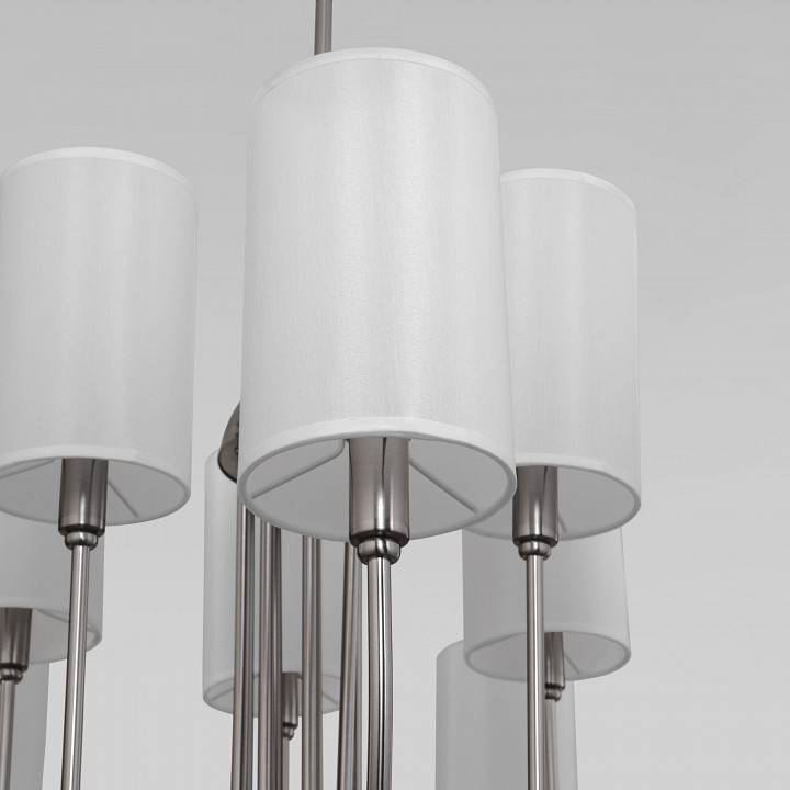 Подвесная люстра Eurosvet Abbey 60164/10 никель Smart 60164/10