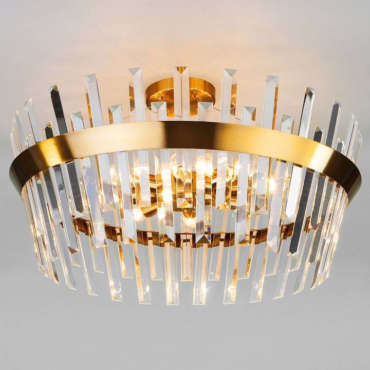 Светильник на штанге Eurosvet Steccato 10111/8 золотая бронза Strotskis Smart 10111/8