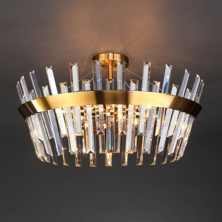 Светильник на штанге Eurosvet Steccato 10111/8 золотая бронза Strotskis Smart 10111/8