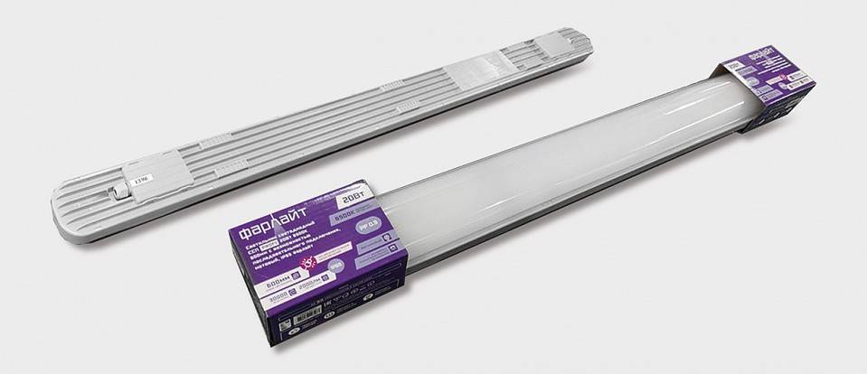 Светильник светодиодный пылевлагозащищенный Farlight ССП PROFI 18 Вт 4000 К IP65 FAR002071