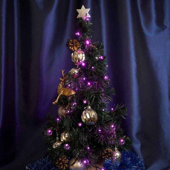 Гирлянда Нить Feron CL02 синий 2 м 20 LED IP20 32287