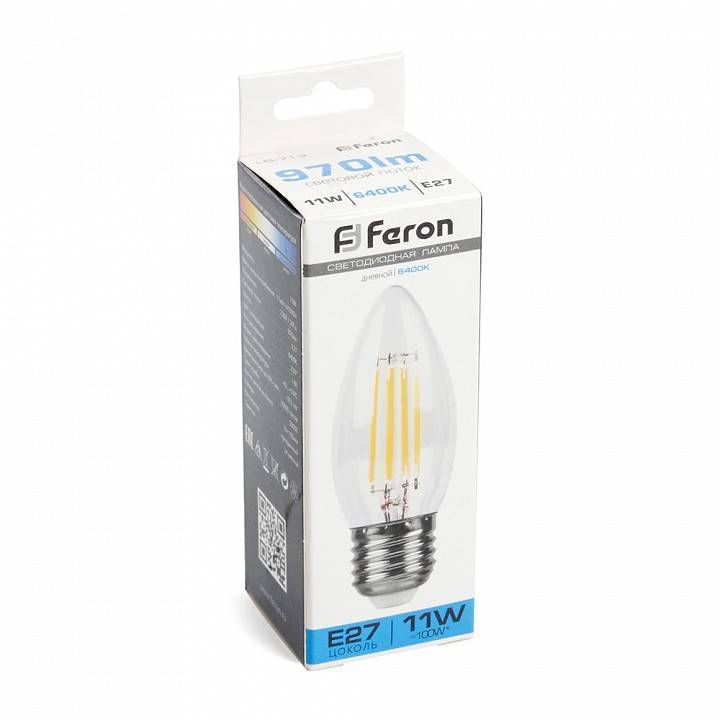 Лампа светодиодная Feron LB-713 E27 11Вт 6400K 38274